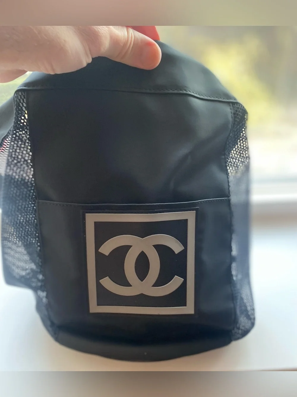 CHANEL SPORT LINE BASKETBALL WITH MESH CARRYING BAG